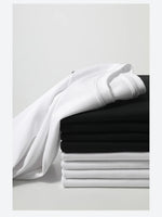 Essential Pima Cotton T Shirts Long Sleeve Women Crew Neck Top Tees S,M,L