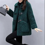 Winter GrainCashmere Wool Womens Coat