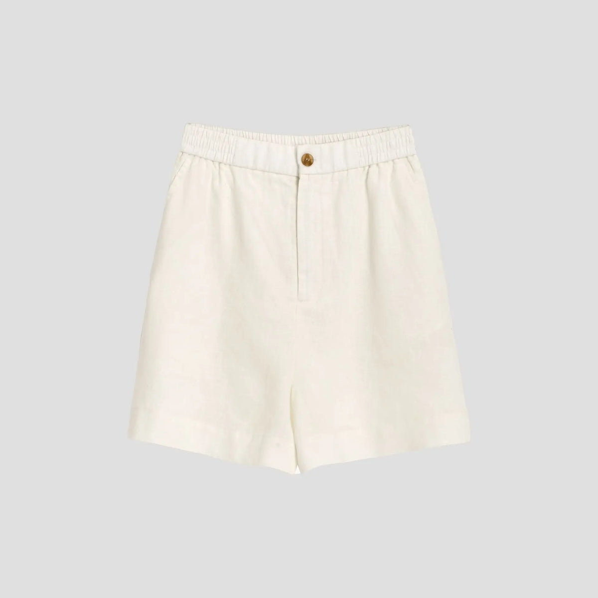 Twilight Moss Cotton Linen Womens Shorts