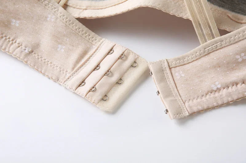 Lavender Fields Padded Push Up Wire Free Bamboo Cotton Viscose Womens Bra