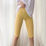 Green Grapes Activewear Knee Length Cotton Womens Leggings