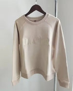Earthy Maple Loose Womens Sweatshirts Cotton