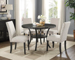 Mystic Forest Beige Linen Chairs