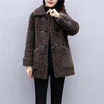 Winter GrainCashmere Wool Womens Coat