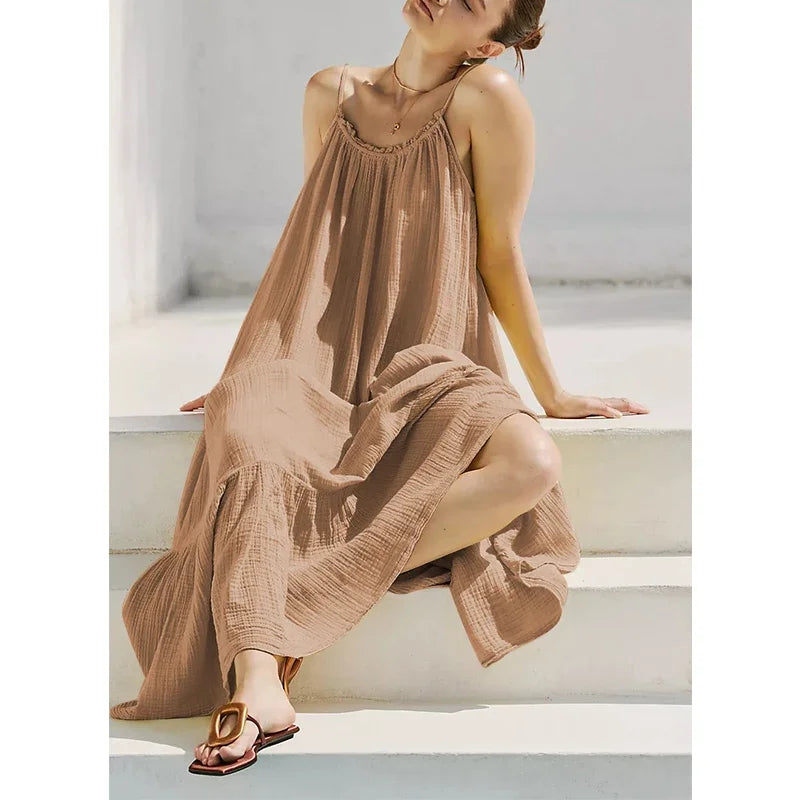 Lilac Meadow 100% Cotton Womens Dress