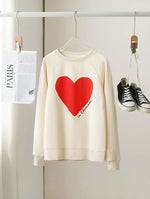 Sunset CoralCotton Womens Sweatshirt