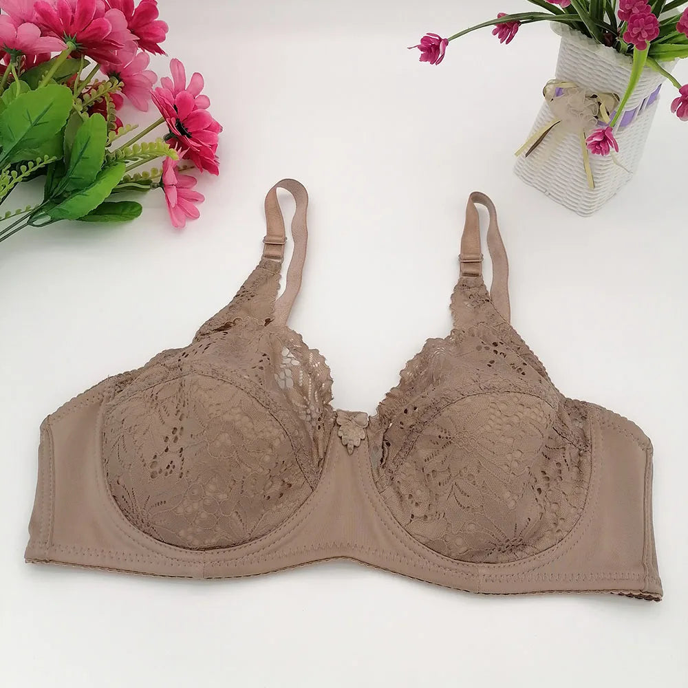 Camellia Blooms Viscose Bamboo Cotton Womens Bra