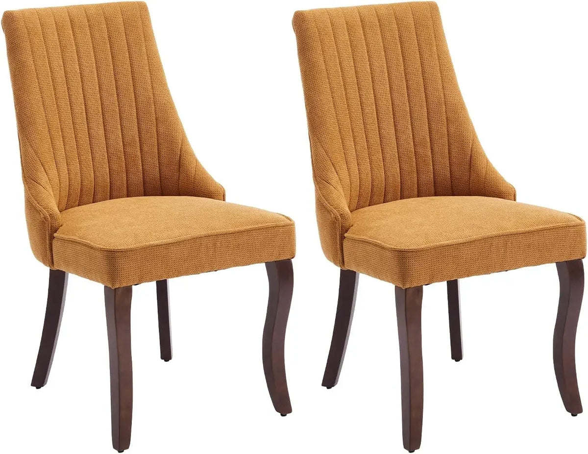 Evergreen Mist Calm Linen Unisex Dining Chairs