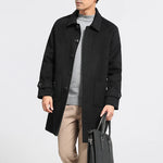 Autumn Gold Mens 100% Wool Overcoat