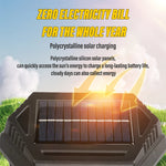 Energy Savers Decorative Wall LED Solar Powered Garden Lamp with Body Sensor