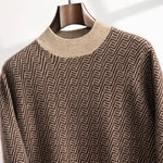 Velvet Maple Stripes Mens Sweater