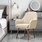 Serene Riverbed 4Pcs Accent Chairs Linen Lounge