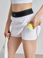 White Cascade Cotton Womens Tennis Skirt