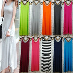 Breezy Coral Sleeveless Cotton Womens Dress