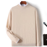 Sandstone Drift 100% Cashmere Mens Sweater