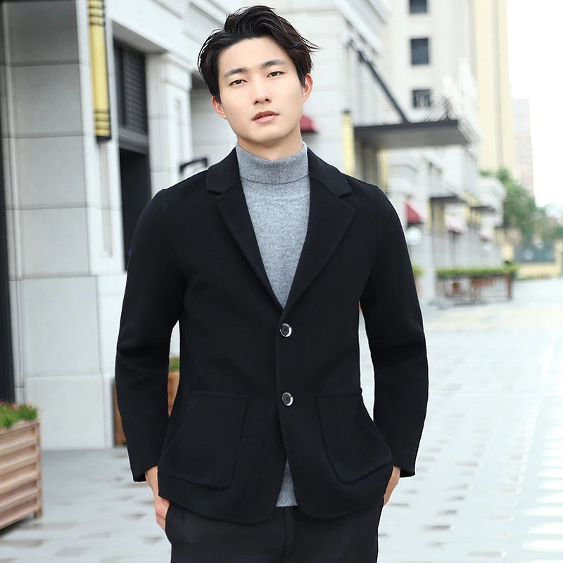 Evergreen Skyline Solid Men Jacket