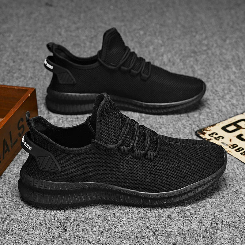 Crimson Forest Dots Athleticwear Cotton Mens Sneakers