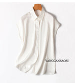 Pearl Dusk Office 100% Silk Womens Blouse