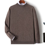 Sandstone Drift 100% Cashmere Mens Sweater