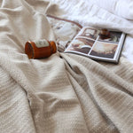Sand Dune 100% Cotton Throw Blanket