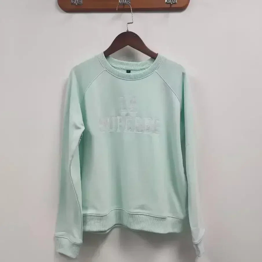 Sunset CoralCotton Womens Sweatshirt