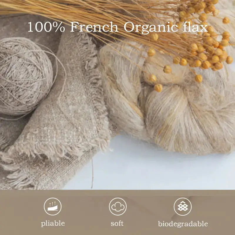 Natural Earth Envelope 2Pcs 100% Linen Pillowcases