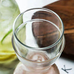 Azure Forest Clear Glass Water Bottle Set