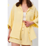 Ivory Dusk Desert Sand Womens Casual Cotton Set