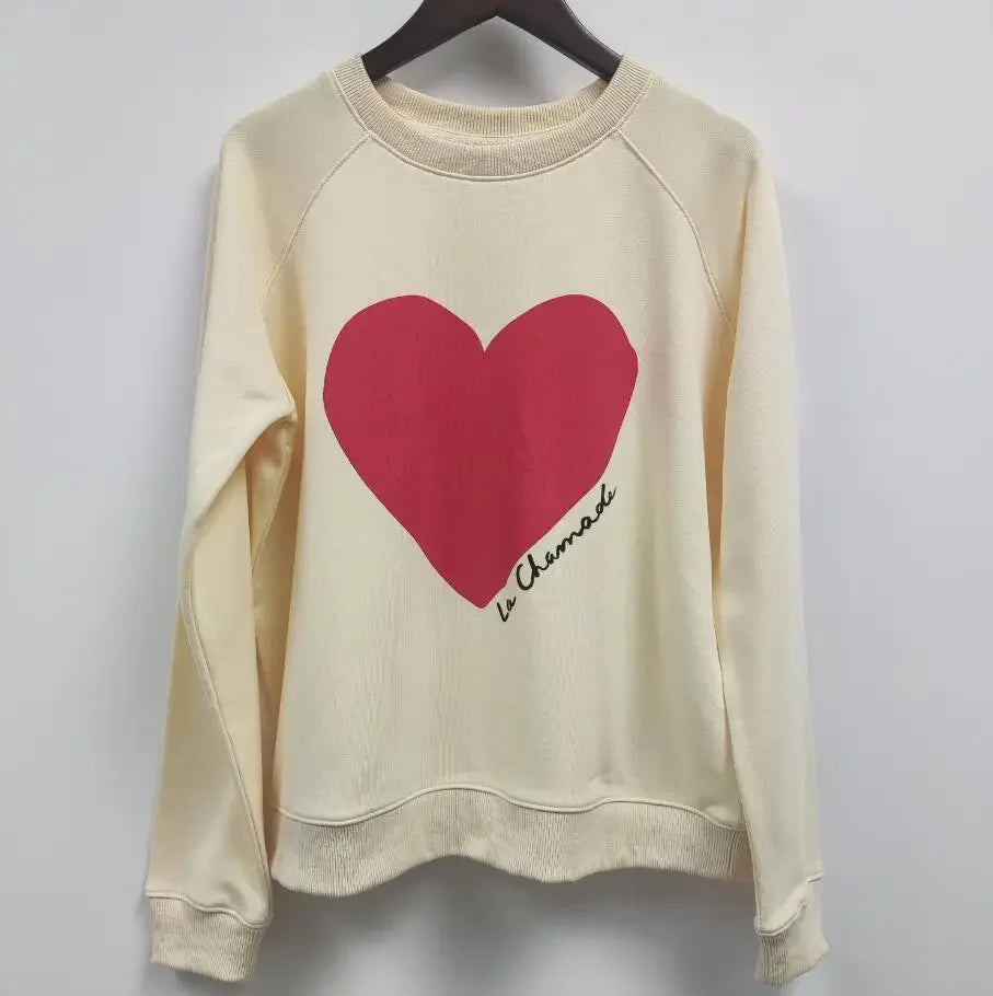 Earthy Maple Loose Womens Sweatshirts Cotton