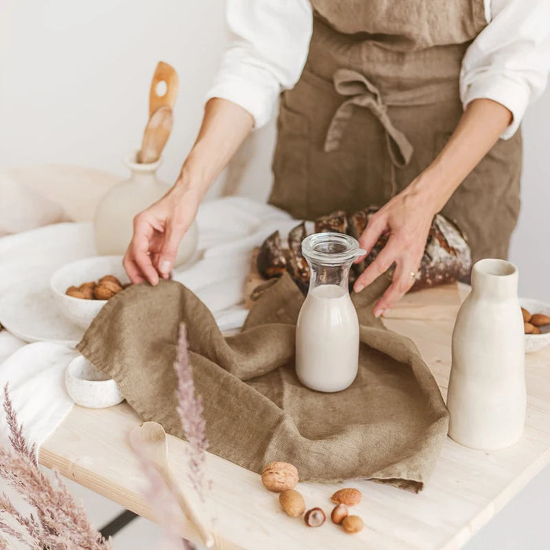 Natural Elements 100% Linen Kitchen Napkins