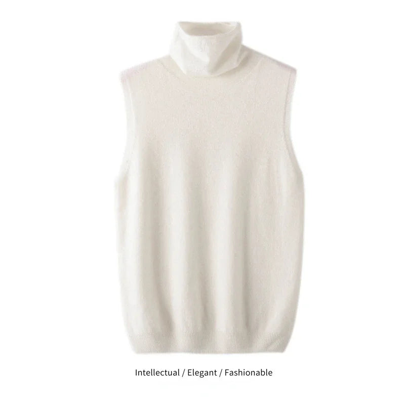 Sunset Heather Wool Womens Turtleneck