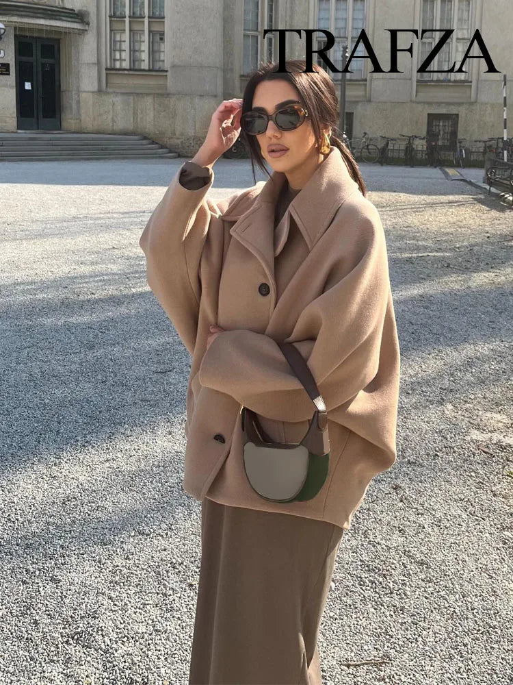 Moss Mist Office Cashmere Womens Coat