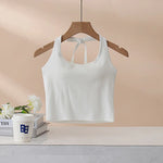 Autumn Vibes Cotton Viscose Womens Halter Top