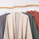 Mint Meadow Plain Dyed Bath Gown Cotton Womens