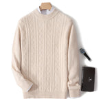 Forest Mist Thicker Mens Sweater Wool