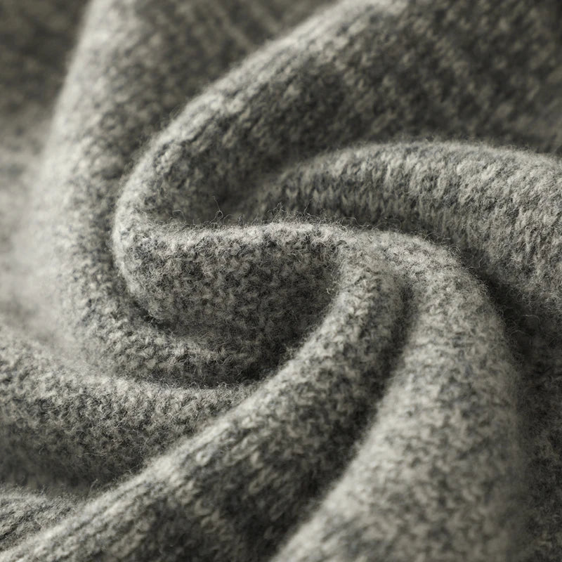 Icy Aurora Thick Merino Wool Mens Sweater