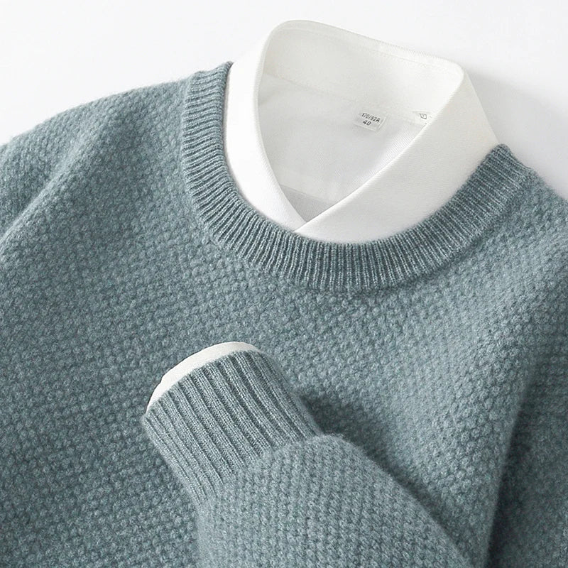 Dusk Pine Flax Men Sweater