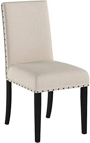 Mystic Forest Beige Linen Chairs