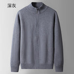 Moss Granite 100% Cotton Mens Cardigan