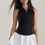 Sunset Rise 2Pcs Cotton Womens Tennis Skirt & Shirt Set