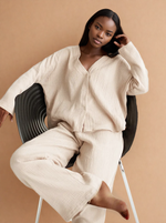 Golden Dawn Solid Lounge 100% Cotton Womens Pajamas