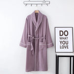 Mist Lavender 100% Cotton Womens Robe