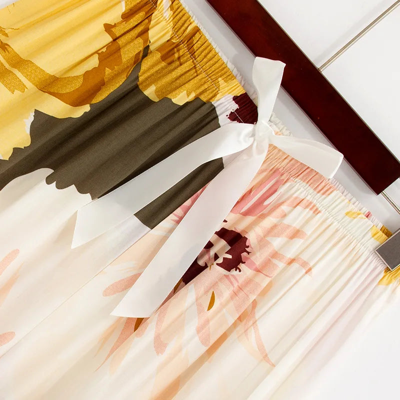 Peony Bloom Womens Viscose Pajama Set