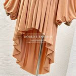 Silent Sunset Dusk Solid Vintage Viscose Womens Dress