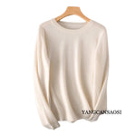 Truffle Beige 100% Wool Womens Sweater