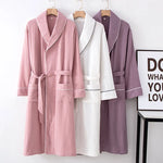 Mist Lavender 100% Cotton Womens Robe