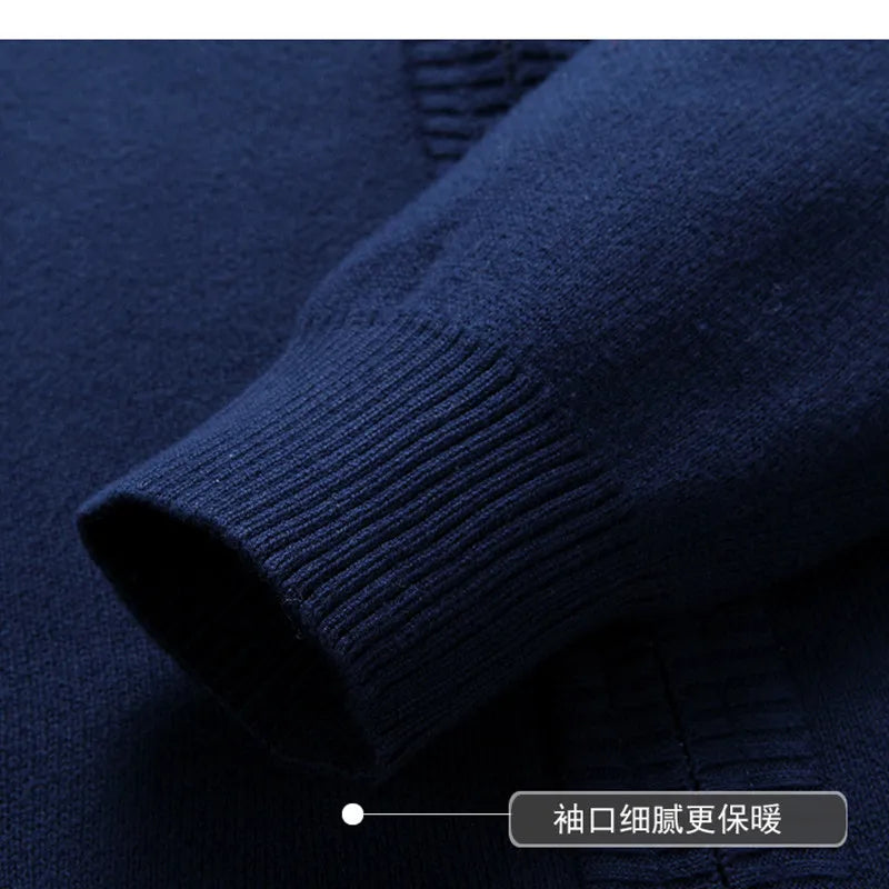 Moss Granite 100% Cotton Mens Cardigan