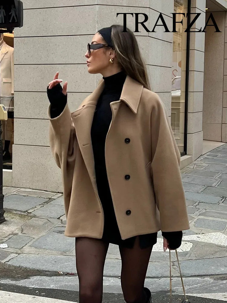 Moss Mist Office Cashmere Womens Coat