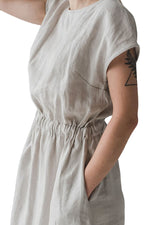 Sand Valley 100% Linen Dress with Pockets | Hypoallergenic - Allergy Friendly - Naturally Free