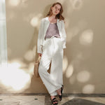 Mist Jade Linen Womens Pants